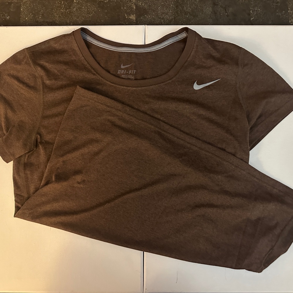 Nike Dri-FIT Brown Tee